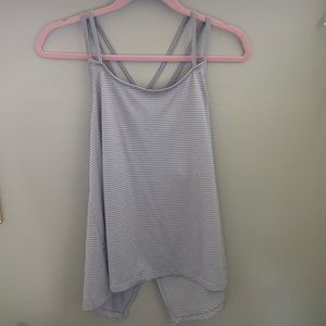 Grey stripped Champion tank top